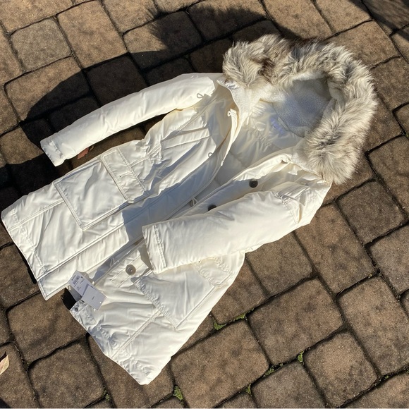 NWT Uniqlo Puffer Down Quilted Coat - Picture 3 of 11